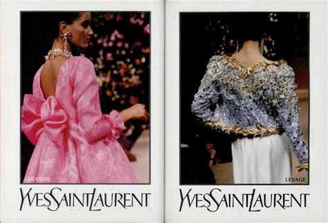 adv vintage ysl